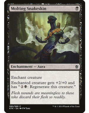 Magic: The Gathering Molting Snakeskin (080) Lightly Played