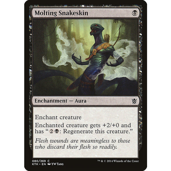 Magic: The Gathering Molting Snakeskin (080) Lightly Played