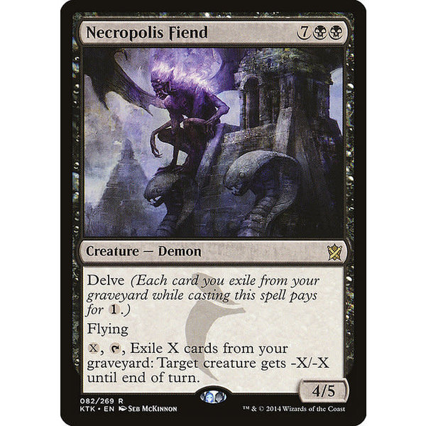 Magic: The Gathering Necropolis Fiend (082) Near Mint
