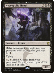 Magic: The Gathering Necropolis Fiend (082) Lightly Played