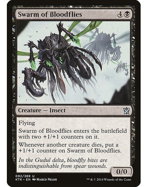 Magic: The Gathering Swarm of Bloodflies (092) Lightly Played