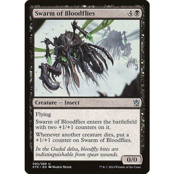 Magic: The Gathering Swarm of Bloodflies (092) Lightly Played