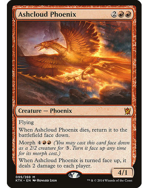 Magic: The Gathering Ashcloud Phoenix (099) Lightly Played