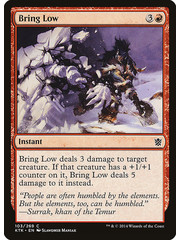 Magic: The Gathering Bring Low (103) Lightly Played