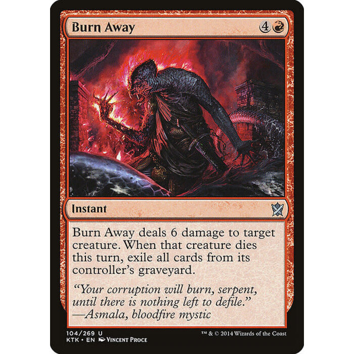 Magic: The Gathering Burn Away (104) Near Mint