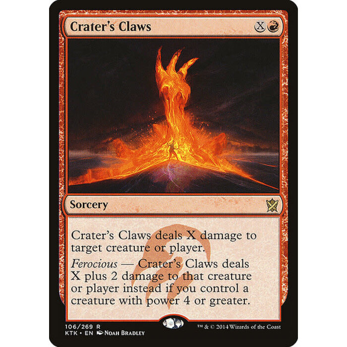 Magic: The Gathering Crater's Claws (106) Near Mint