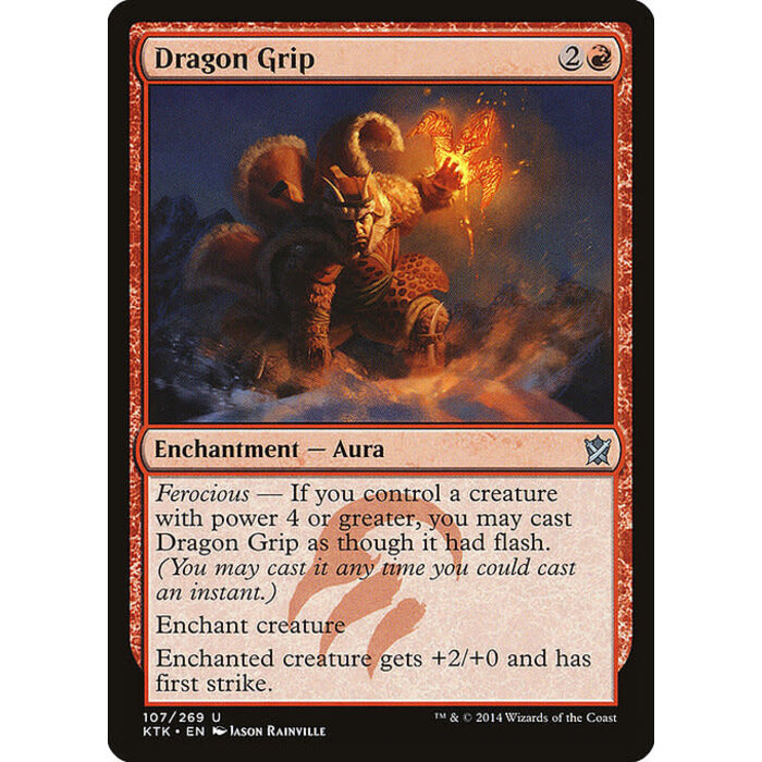 Magic: The Gathering Dragon Grip (107) Near Mint