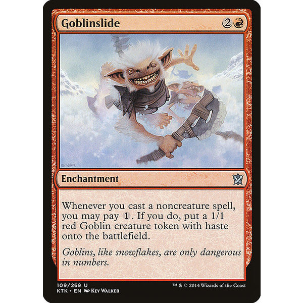 Magic: The Gathering Goblinslide (109) Near Mint