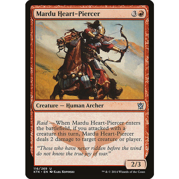 Magic: The Gathering Mardu Heart-Piercer (116) Near Mint