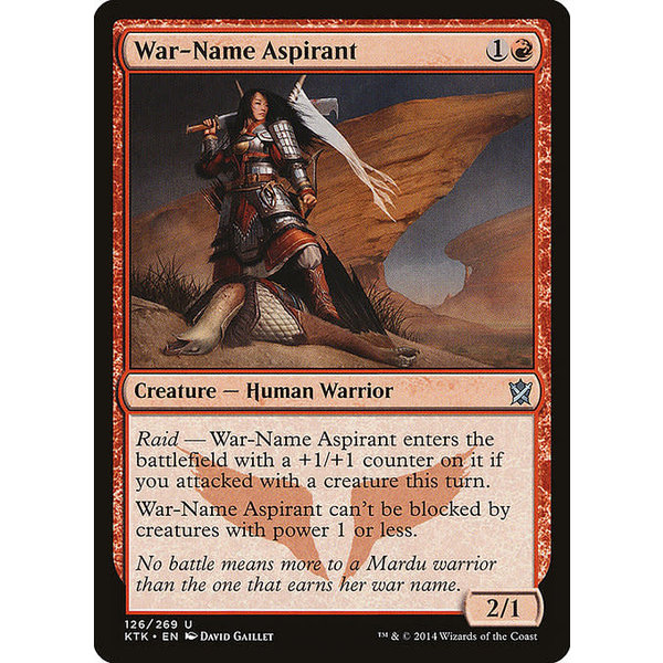 Magic: The Gathering War-Name Aspirant (126) Near Mint