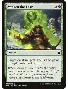 Magic: The Gathering Awaken the Bear (129) Lightly Played