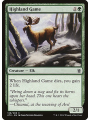 Magic: The Gathering Highland Game (135) Lightly Played
