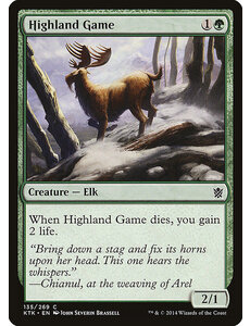 Magic: The Gathering Highland Game (135) Lightly Played