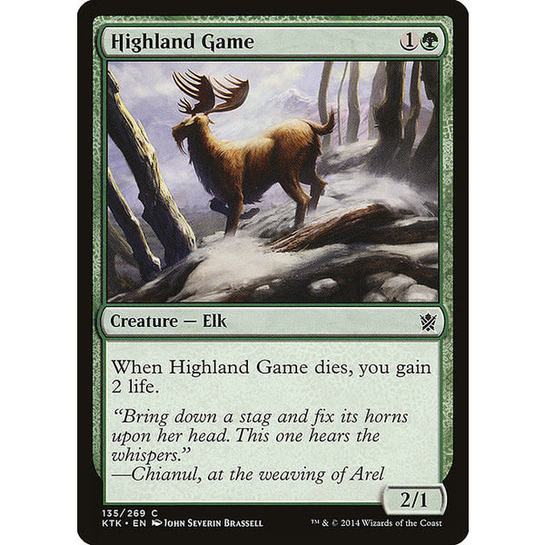 Magic: The Gathering Highland Game (135) Lightly Played