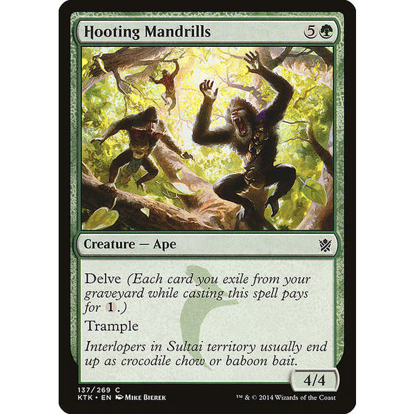 Magic: The Gathering Hooting Mandrills (137) Lightly Played