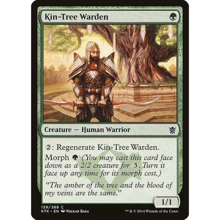 Magic: The Gathering Kin-Tree Warden (139) Lightly Played
