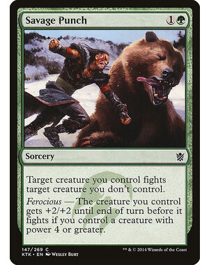 Magic: The Gathering Savage Punch (147) Lightly Played