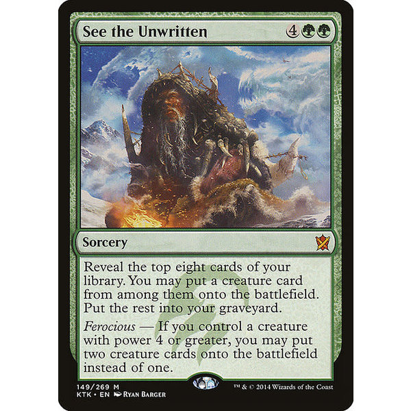 Magic: The Gathering See the Unwritten (149) Lightly Played Foil