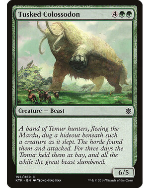 Magic: The Gathering Tusked Colossodon (155) Lightly Played