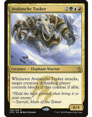 Magic: The Gathering Avalanche Tusker (166) Heavily Played