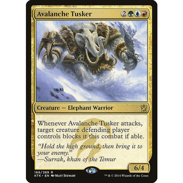 Magic: The Gathering Avalanche Tusker (166) Lightly Played