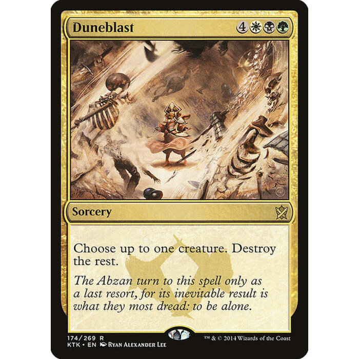 Magic: The Gathering Duneblast (174) Lightly Played