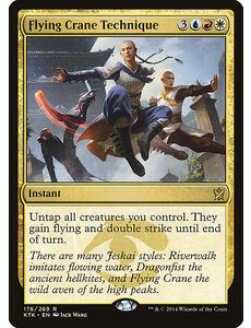 Magic: The Gathering Flying Crane Technique (176) Near Mint