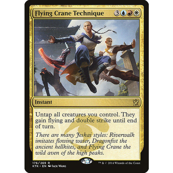 Magic: The Gathering Flying Crane Technique (176) Near Mint