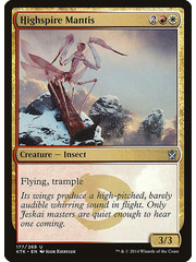 Magic: The Gathering Highspire Mantis (177) Near Mint