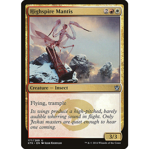 Magic: The Gathering Highspire Mantis (177) Near Mint