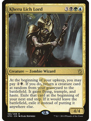 Magic: The Gathering Kheru Lich Lord (182) Lightly Played