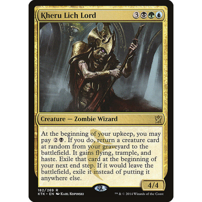 Magic: The Gathering Kheru Lich Lord (182) Near Mint