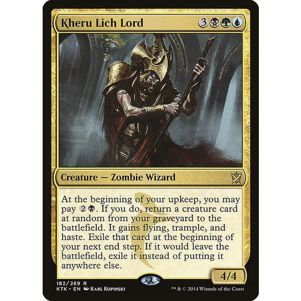 Magic: The Gathering Kheru Lich Lord (182) Moderately Played