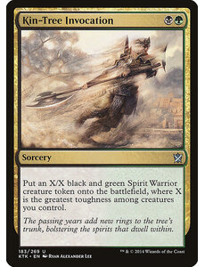 Magic: The Gathering Kin-Tree Invocation (183) Near Mint