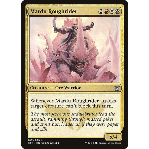 Magic: The Gathering Mardu Roughrider (187) Near Mint