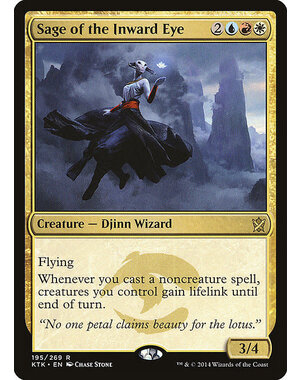 Magic: The Gathering Sage of the Inward Eye (195) Near Mint
