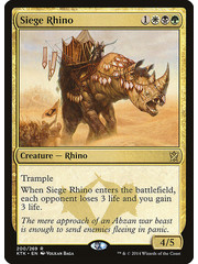 Magic: The Gathering Siege Rhino (200) Lightly Played