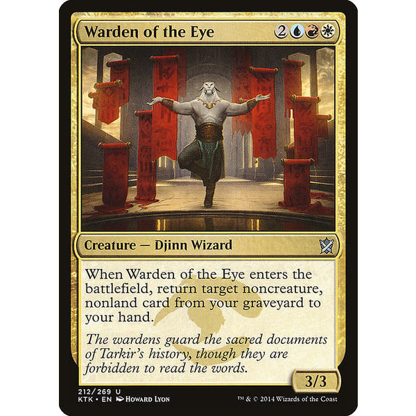 Magic: The Gathering Warden of the Eye (212) Lightly Played