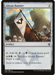 Magic: The Gathering Abzan Banner (215) Lightly Played
