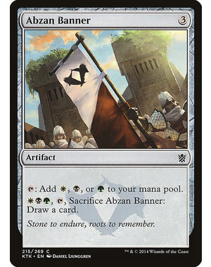 Magic: The Gathering Abzan Banner (215) Lightly Played