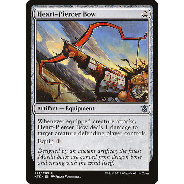 Magic: The Gathering Heart-Piercer Bow (221) Lightly Played
