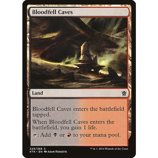 Magic: The Gathering Bloodfell Caves (229) Lightly Played
