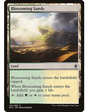 Magic: The Gathering Blossoming Sands (231) Lightly Played