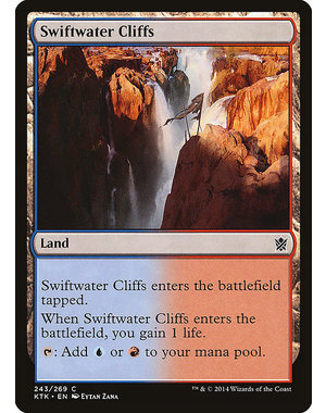 Magic: The Gathering Swiftwater Cliffs (243) Lightly Played