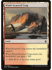 Magic: The Gathering Wind-Scarred Crag (247) Lightly Played