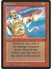Magic: The Gathering Backdraft (132) Moderately Played
