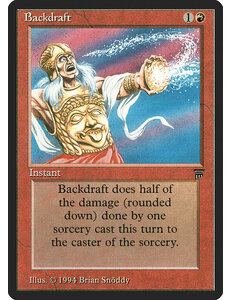Magic: The Gathering Backdraft (132) Moderately Played