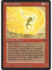 Magic: The Gathering Blazing Effigy (134) Lightly Played