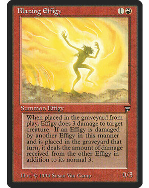 Magic: The Gathering Blazing Effigy (134) Lightly Played