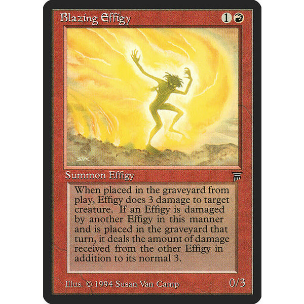 Magic: The Gathering Blazing Effigy (134) Lightly Played